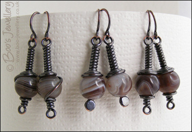 RESERVED - earrings for a customer commission