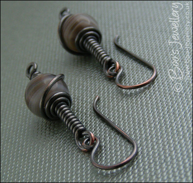 RESERVED - earrings for a customer commission