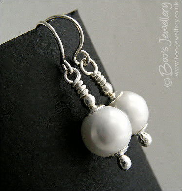seashell pearl earrings - available in 6 colours